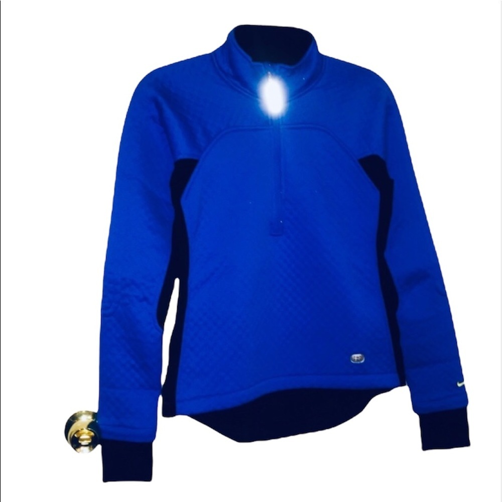Pre Loved Nike: Small Blue Women's Sphere Thermal Half Zip Sweater
